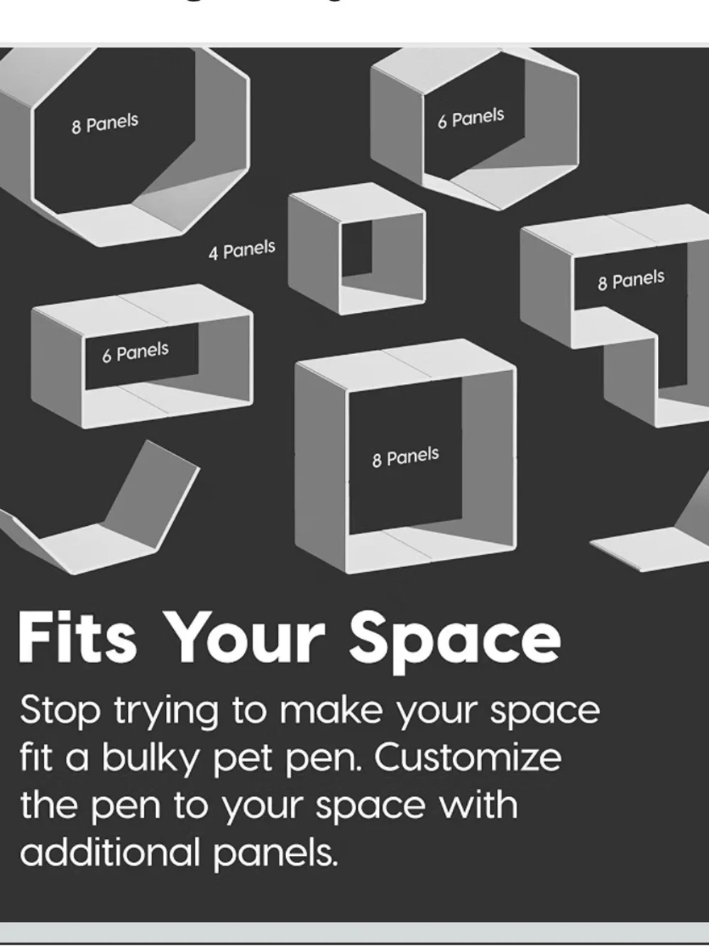 4 panel pet small dog play pen with door pet enclosure